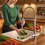 Spring Pull-Down Faucet