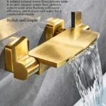 Copper Wall-Mounted Tub Filler