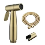 Modern Stainless Steel Wall-Mounted Handheld Bidet Sprayer Round