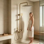 Stainless Steel Wall-Mounted Exposed Shower System