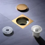 Rose Gold Brass Floor Drain